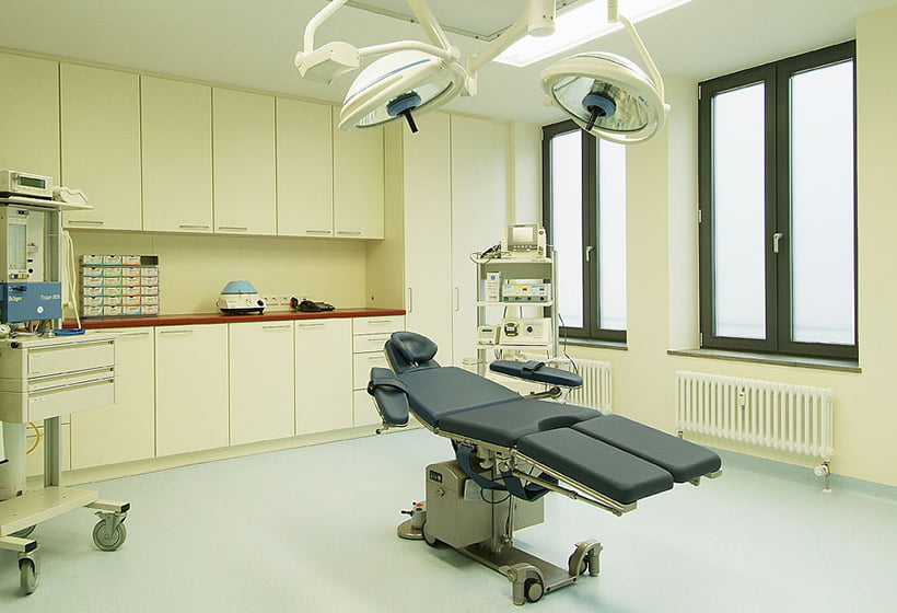 Ein OP-Saal in der Klinik am Forsterpark OP-Saal